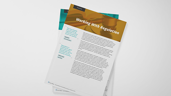 International Medical Insurance Trends report example pages