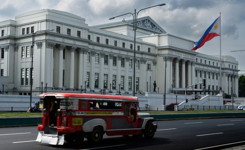 Firetruck Outside National Museum Of Fine Arts